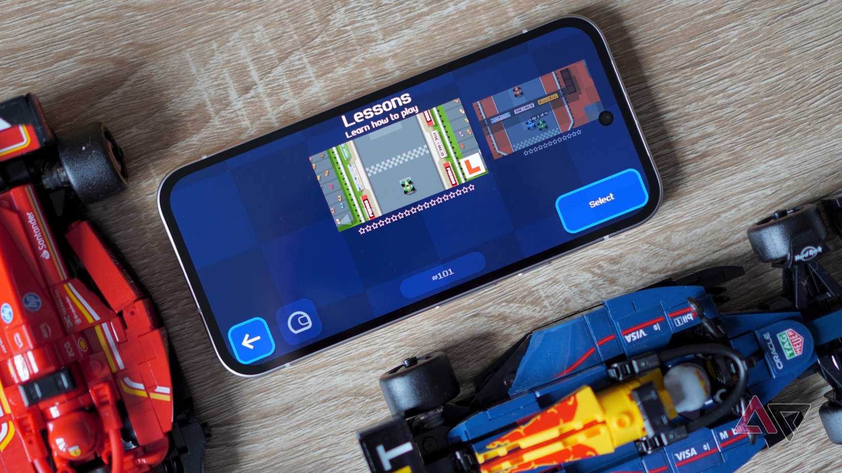 Gioco Retro Racing 2 giocato su Google Pixel 9a