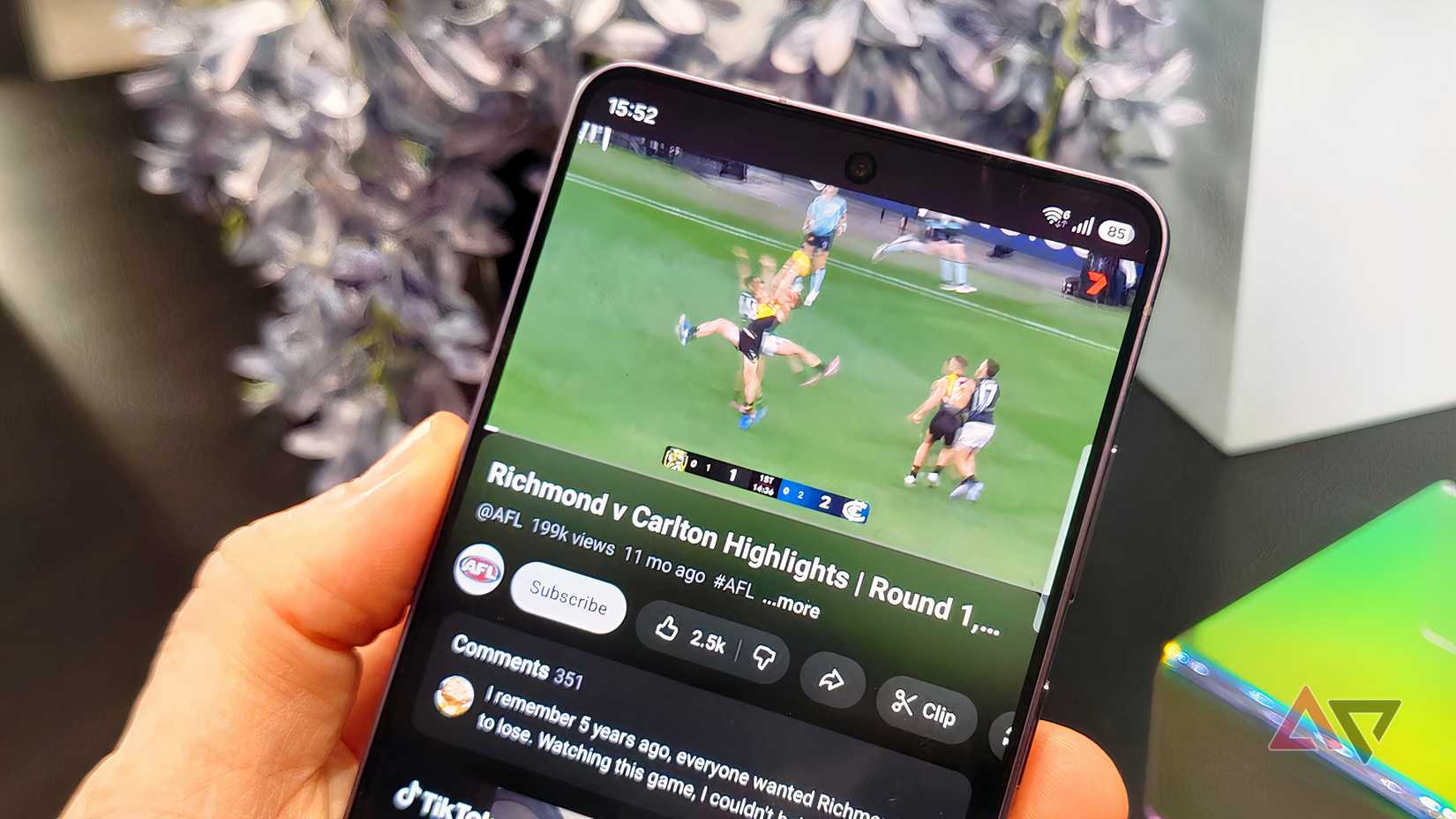 In figura il Samsung Galaxy S26 Ultra con Audio Eraser.