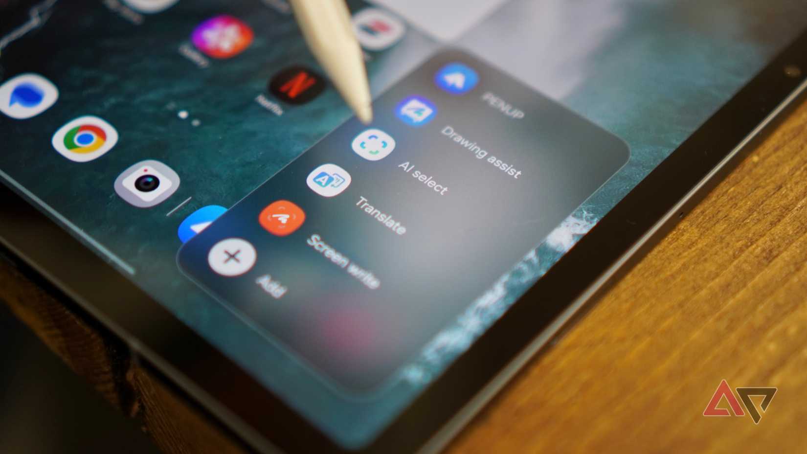 Menu S Pen sul Samsung Galaxy Tab S11
