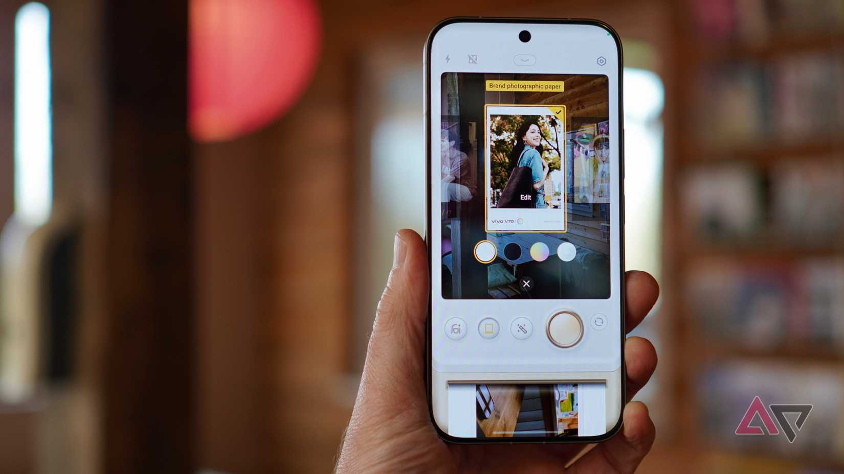 O modo de câmera do Vivo V70