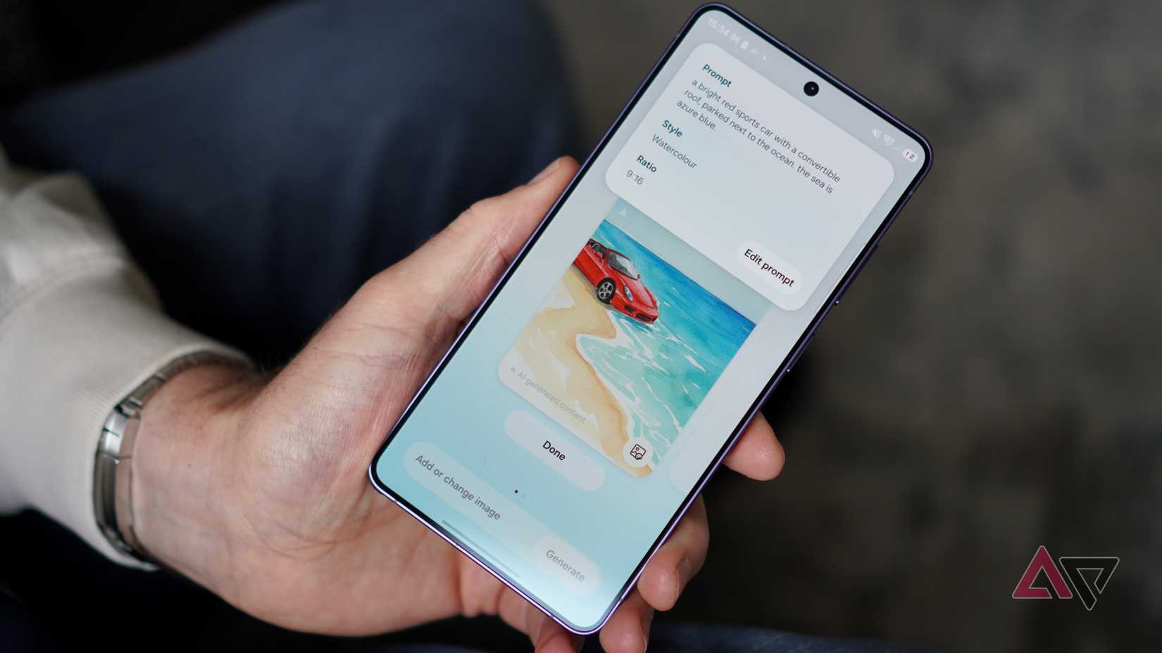 Geração de papel de parede AI no Samsung Galaxy S26 Ultra