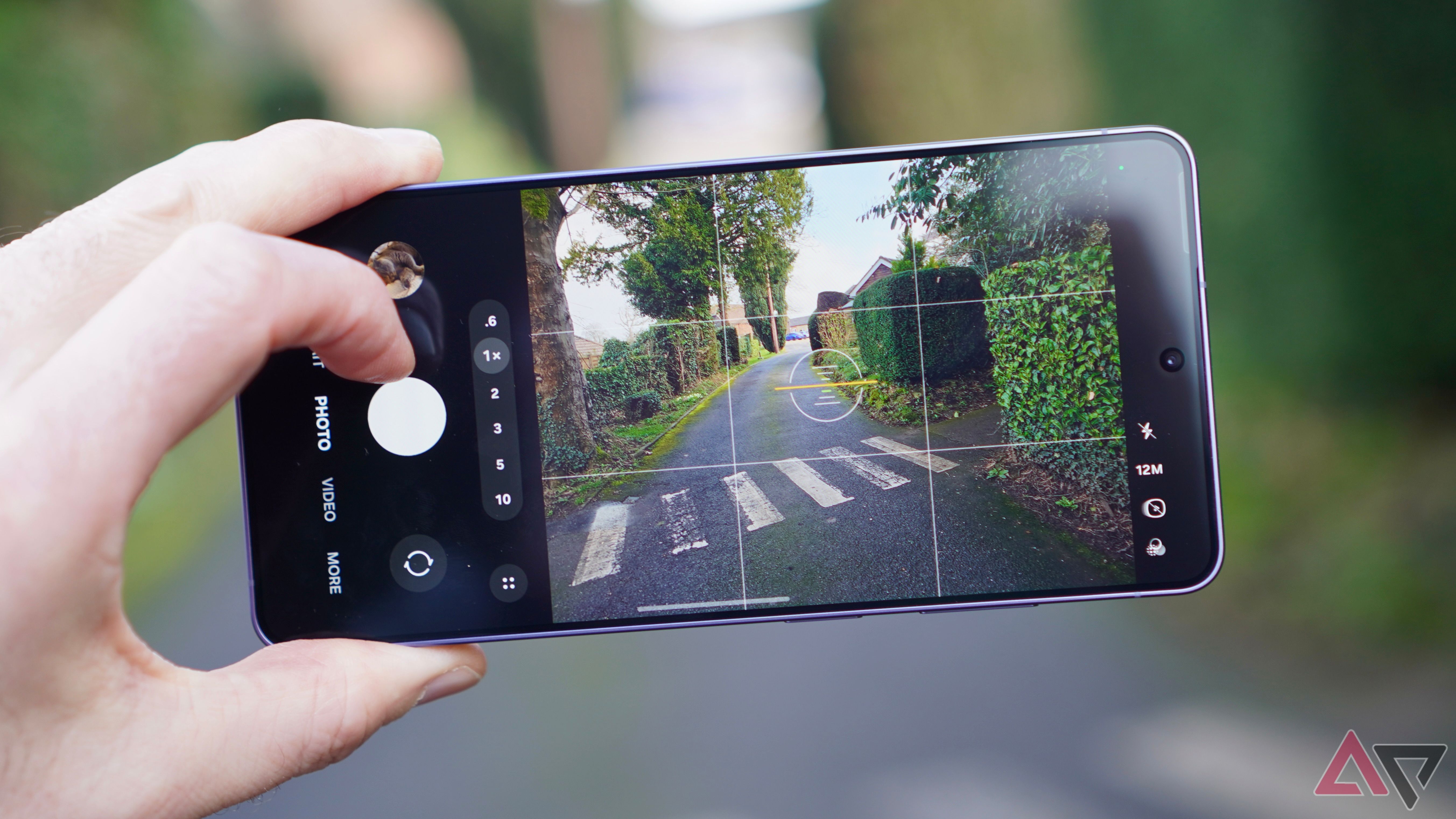The Samsung Galaxy S26 Ultra's camera viewfinder