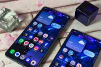 Samsung Galaxy S26 Ultra sitting next to a Galaxy S25 Ultra