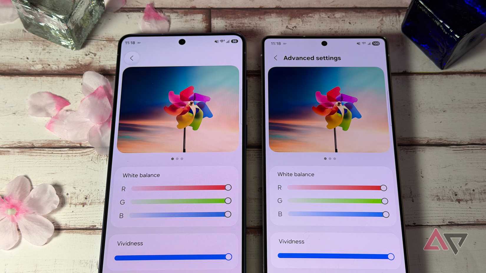 Dispositivo di scorrimento della vividezza su Galaxy S26 Ultra e S25 Ultra