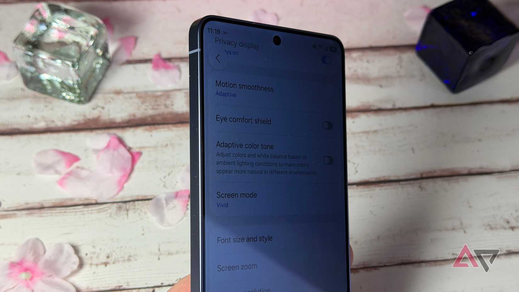 Tela de privacidade no Galaxy S26 Ultra