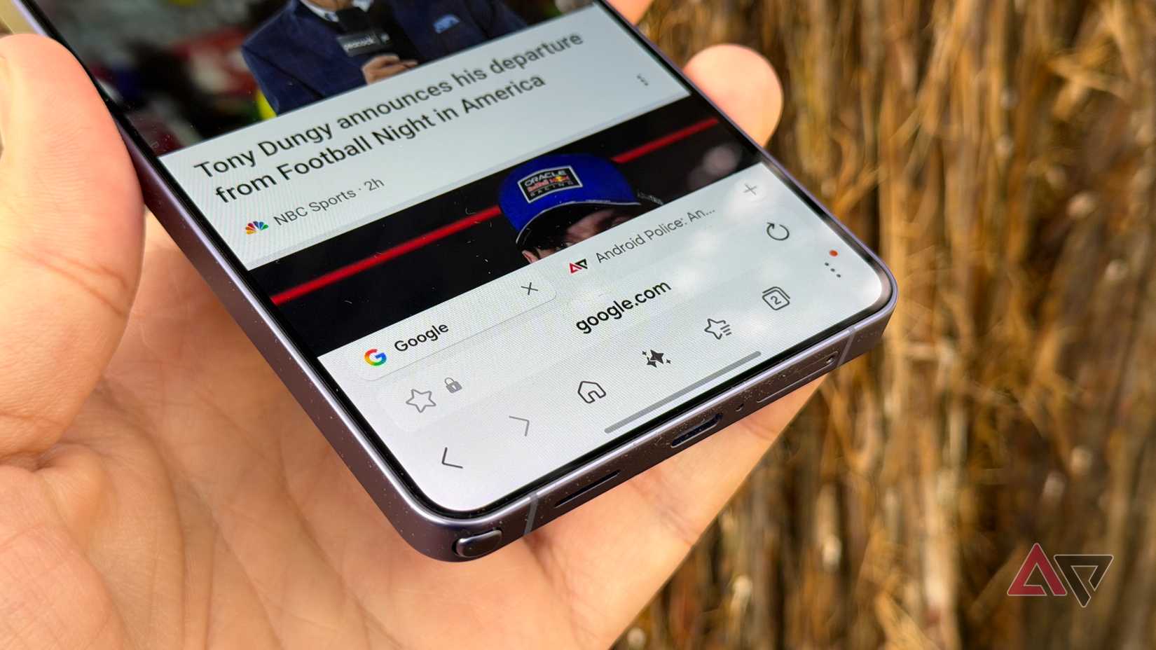 Guias do navegador Samsung mostradas no Galaxy S26 Ultra
