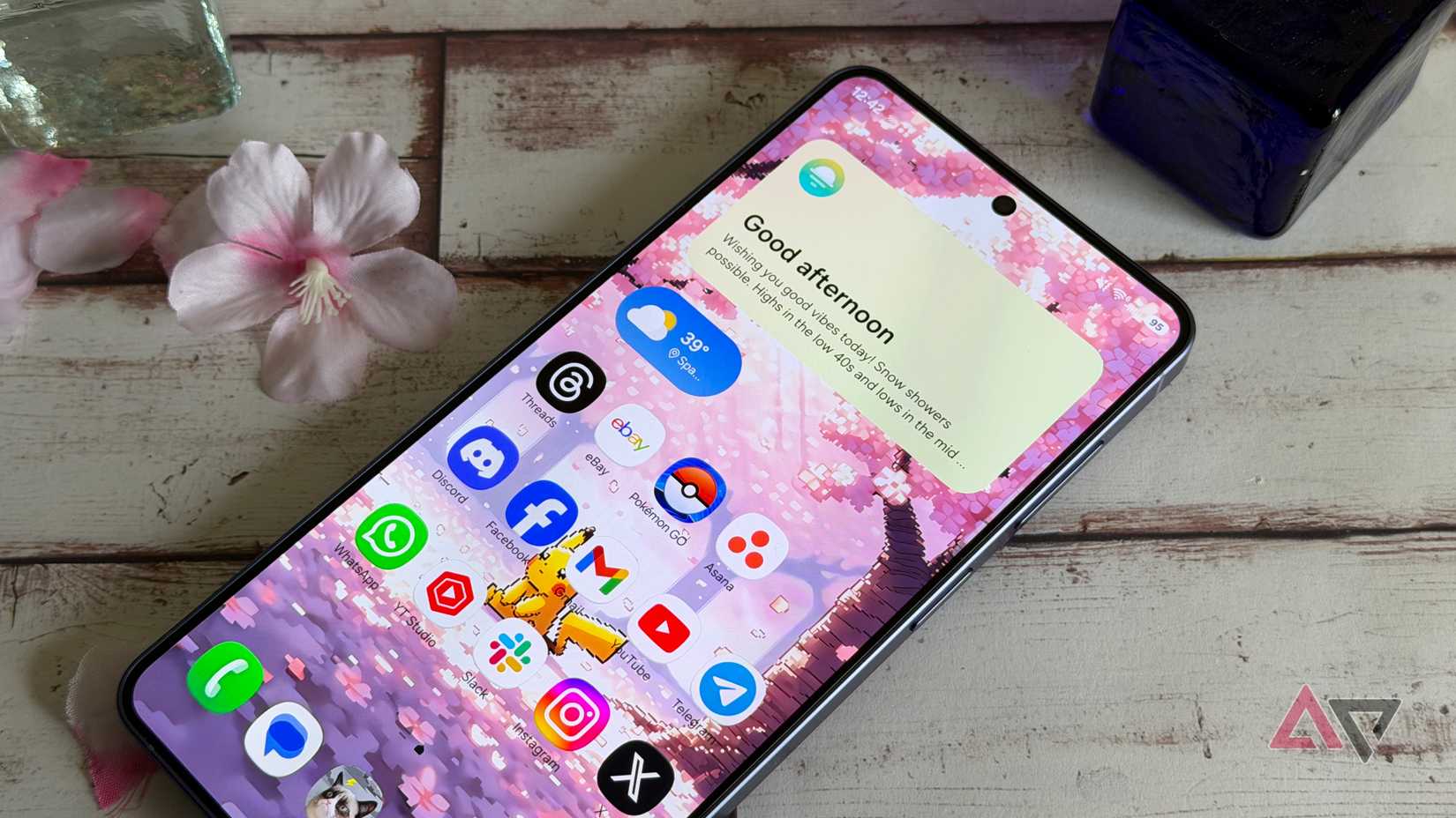 Configuração da tela inicial no Samsung Galaxy S26 +