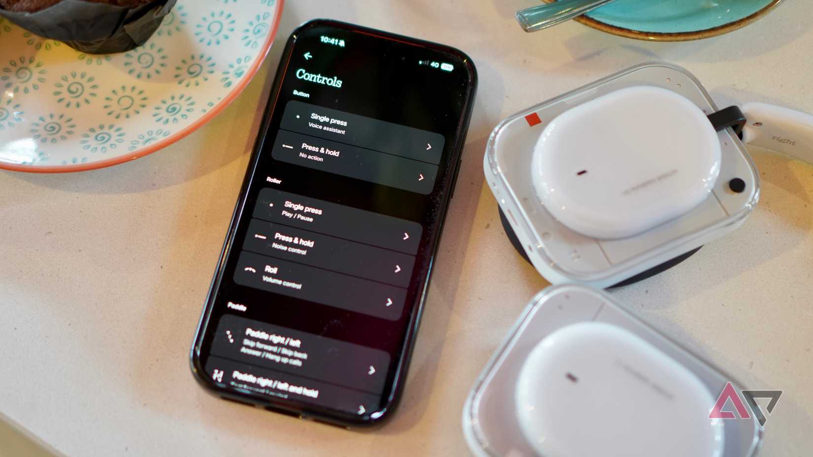 The Nothing Headphone (a) and Nothing X app