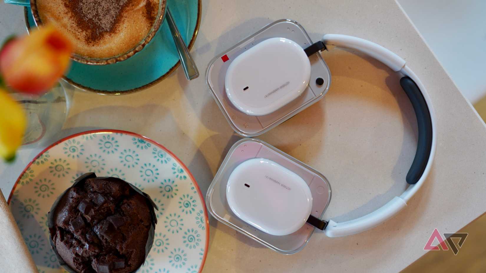 The Nothing Headphone (a) on a table