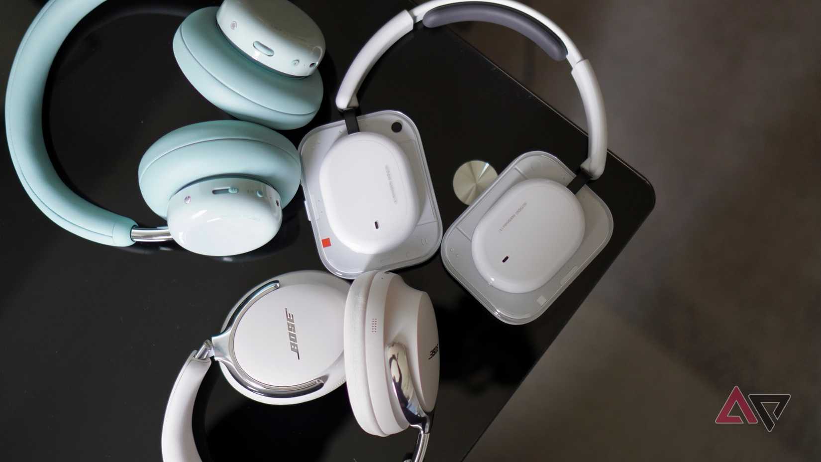 The Nothing Headphone (a), CMF by Nothing Headphone Pro, and Bose QC Ultra