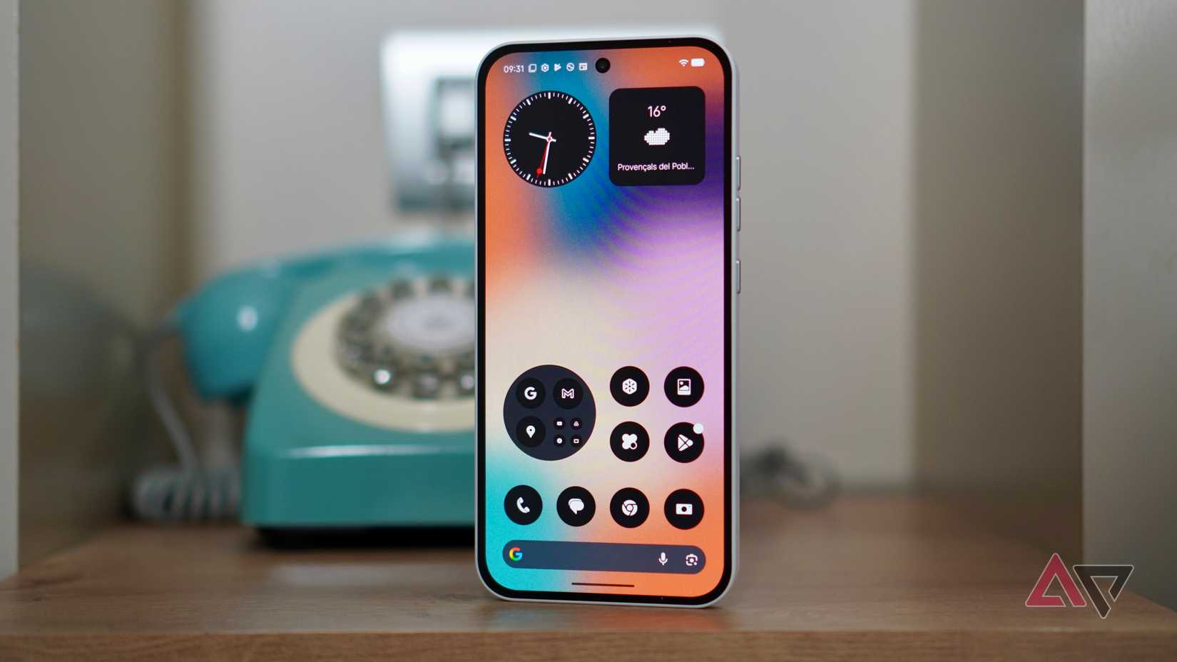 Lo schermo del Nothing Phone (4a).