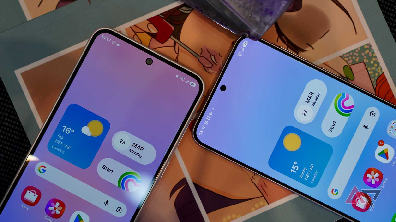 Molduras do Samsung Galaxy A57 e Samsung Galaxy A37