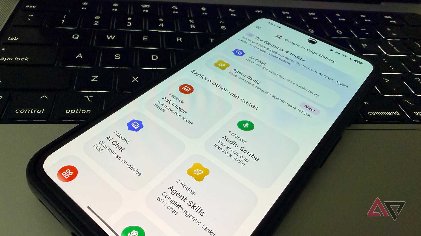 Google Pixel running Gemma 4 models