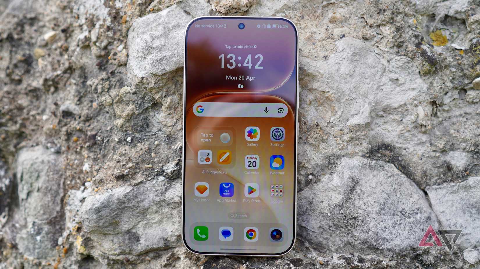 The Honor 600's screen