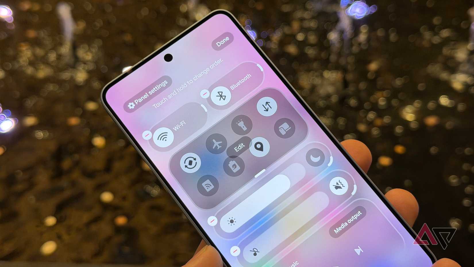 Quick Settings edits on the Galaxy S26
