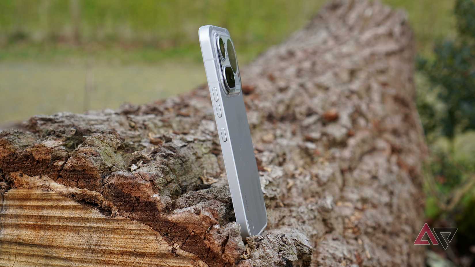 The side of the Nothing Phone (4a) Pro