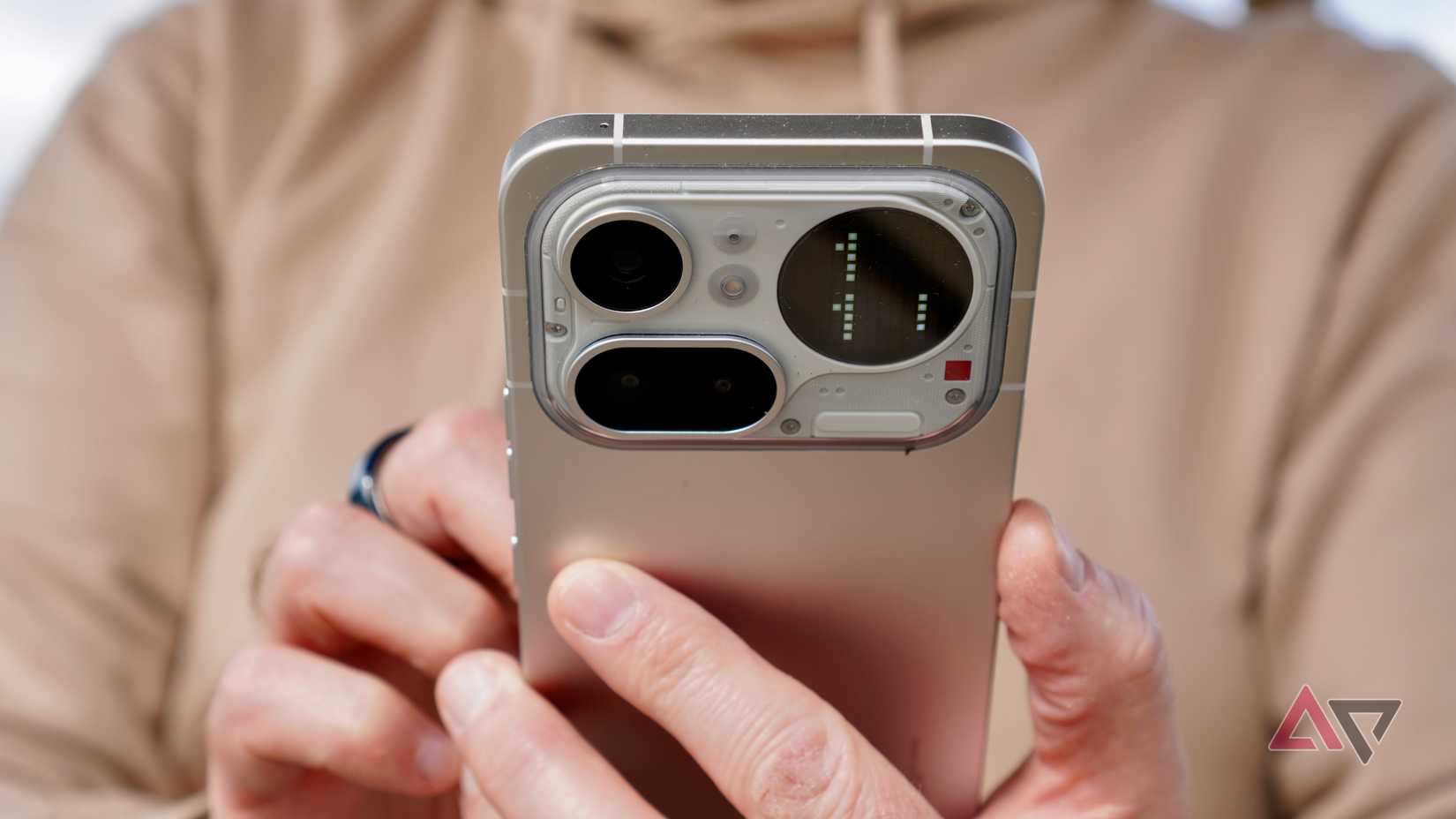 The camera on the back of the Nothing Phone (4a) Pro