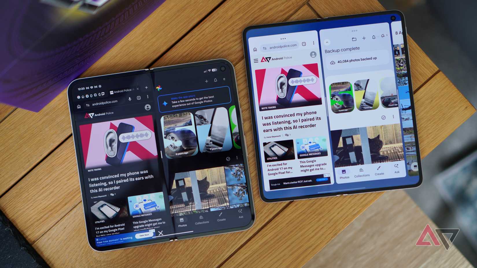 Multitarefa no Google Pixel 9 Pro Fold e Oppo Find N6