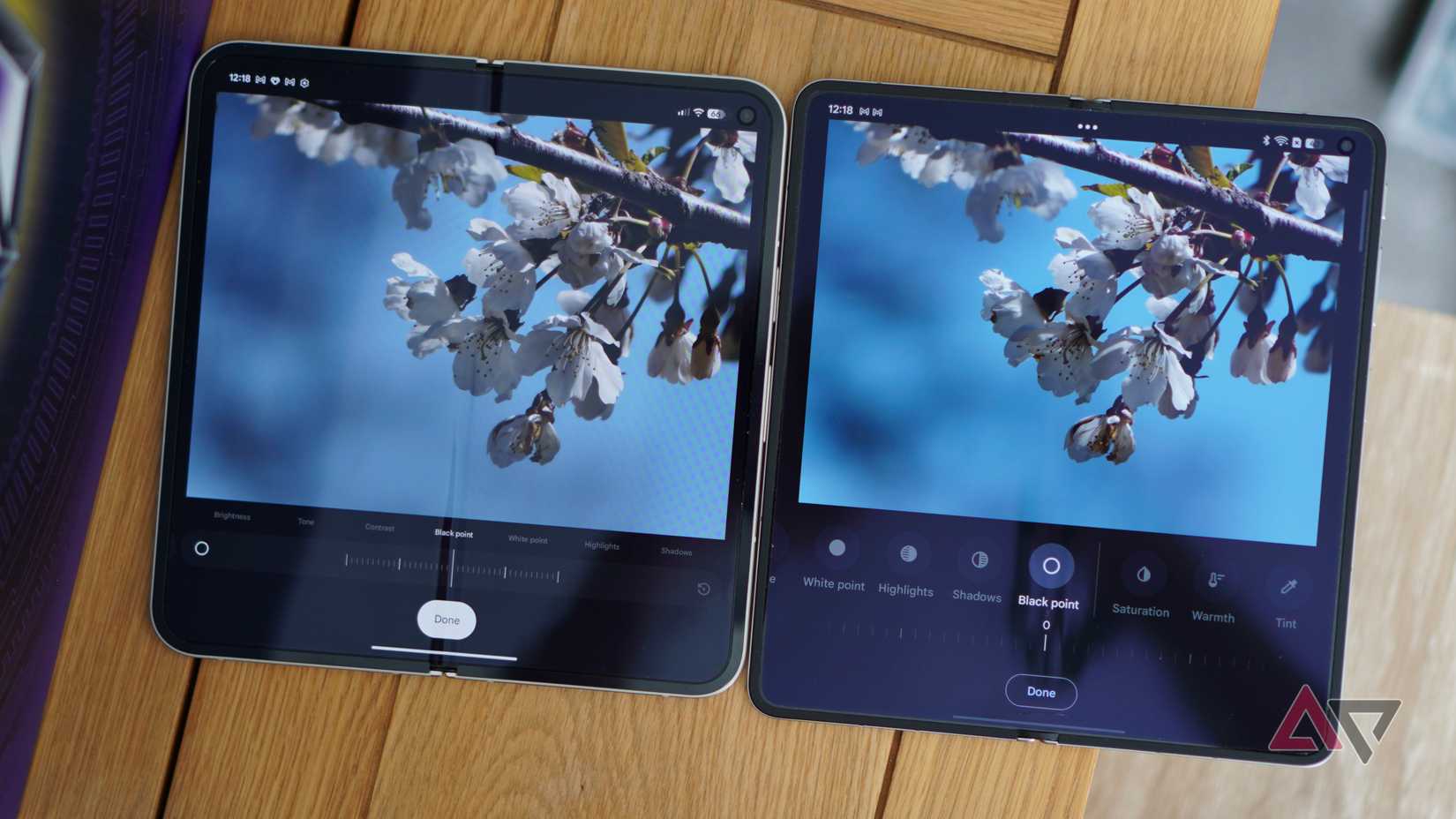 Google Fotos no Google Pixel 9 Pro Fold e Oppo Find N6