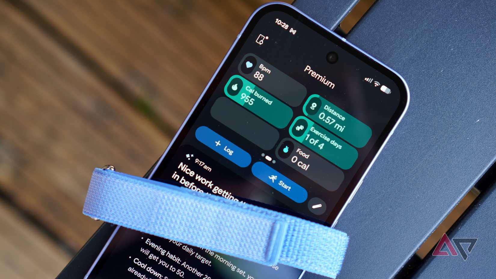 AI Coach do aplicativo Fitbit Air e Google Health