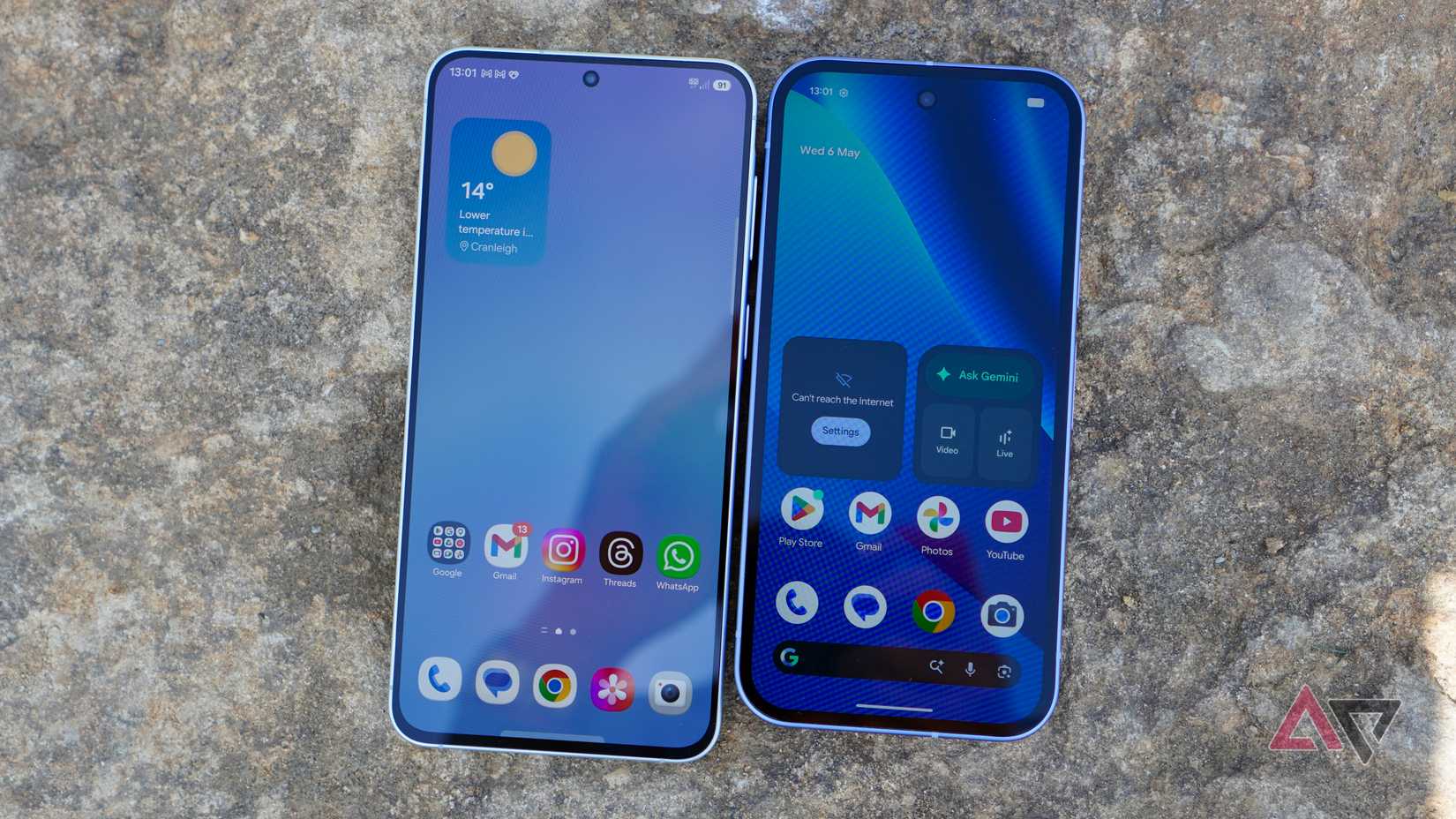 Telas do Samsung Galaxy A57 e Google Pixel 10a