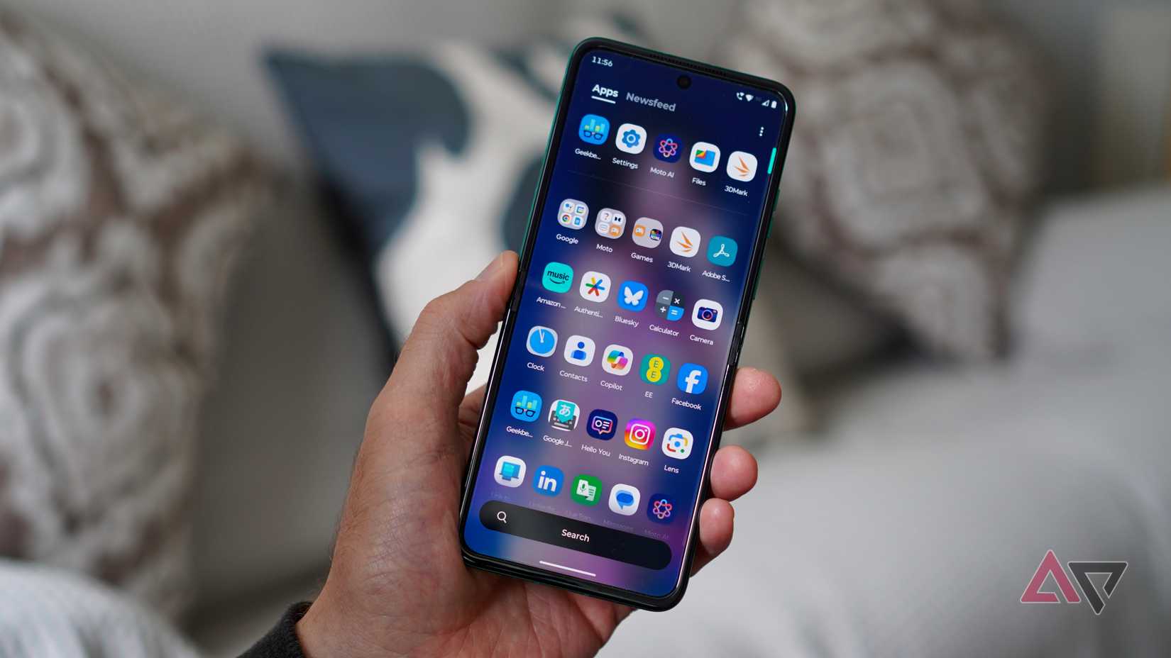 The app screen on the Motorola Razr 2026