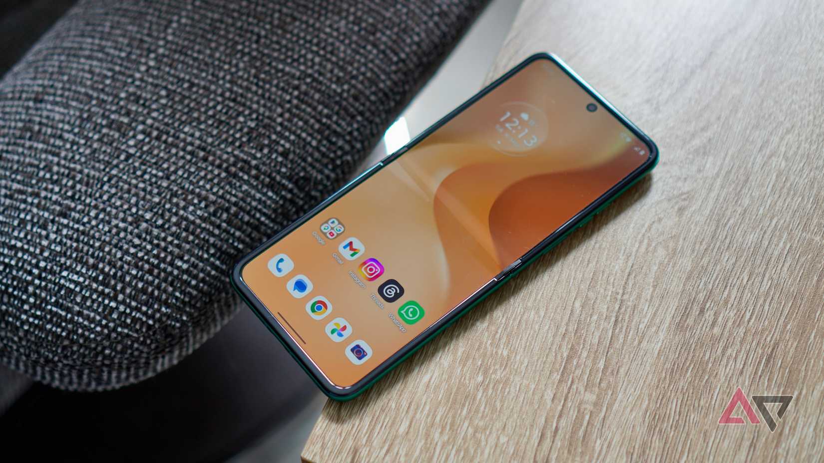 The Motorola Razr 2026's open screen