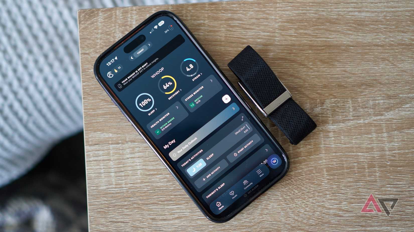 The Whoop band and app