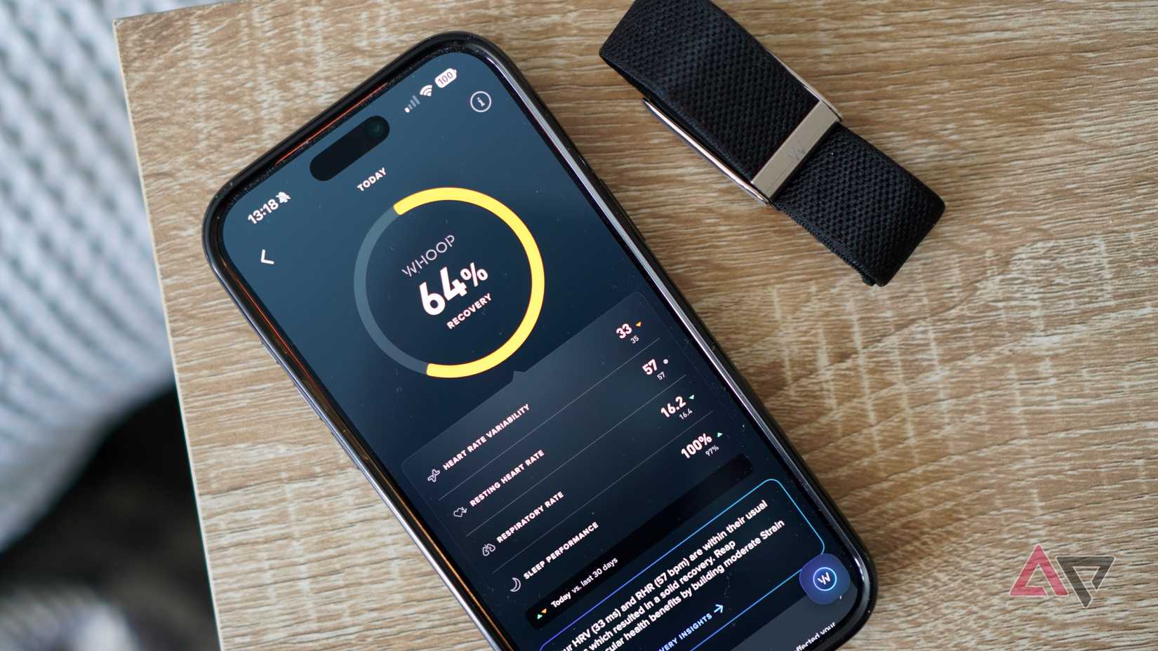 The Whoop band and app