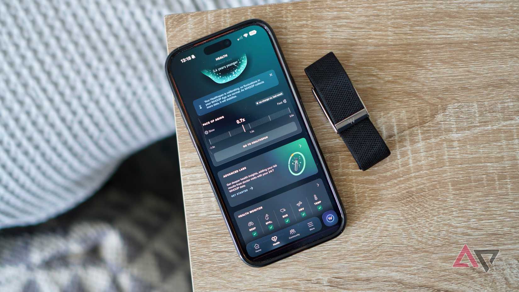 The Whoop band and app