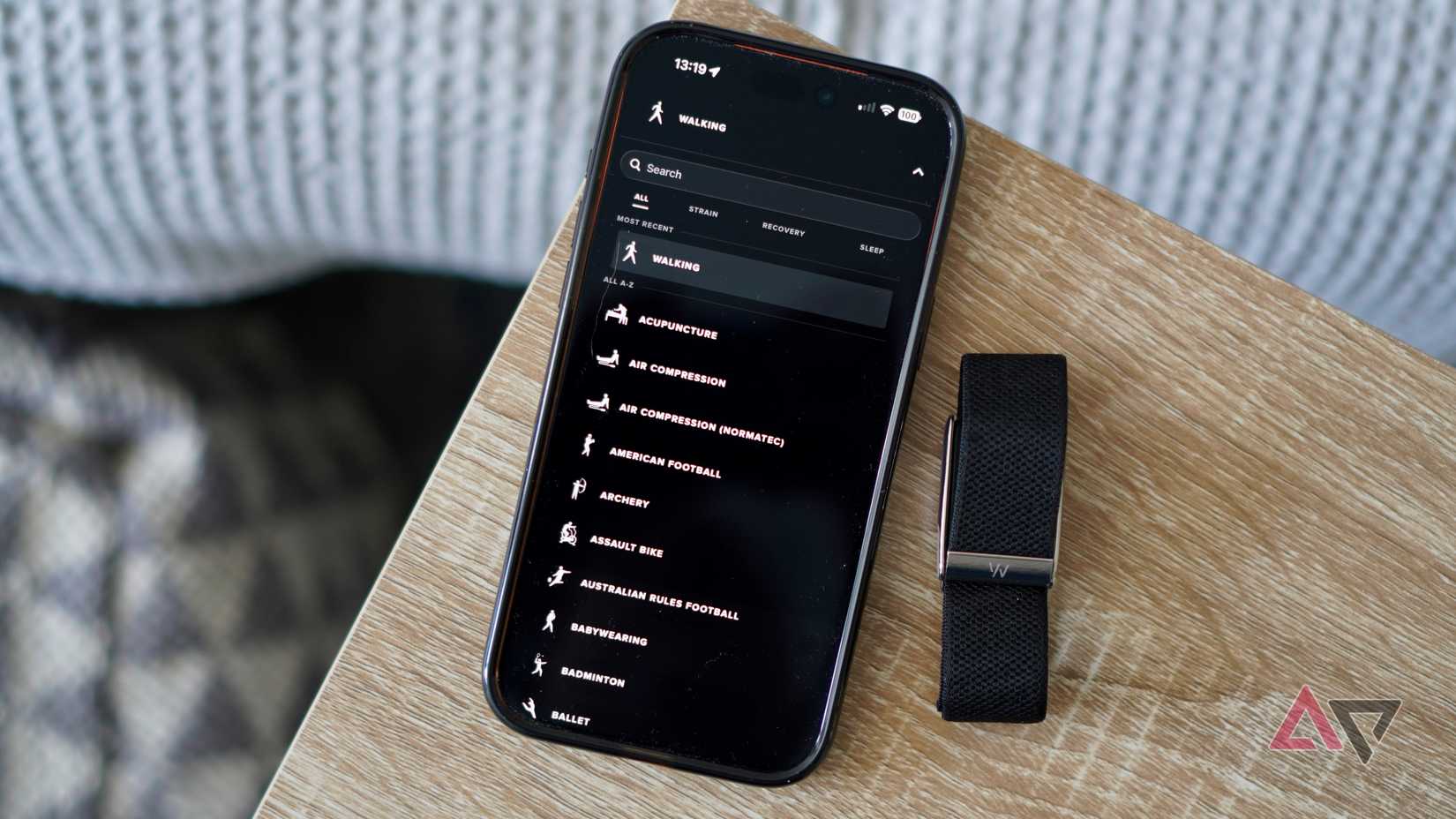 The Whoop band and app