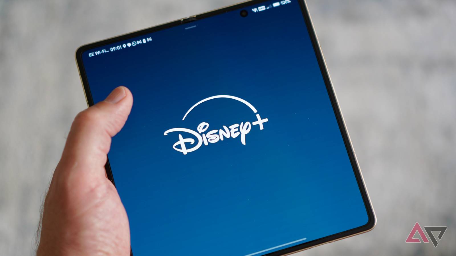 The Disney+ logo on the Honor Magic V6