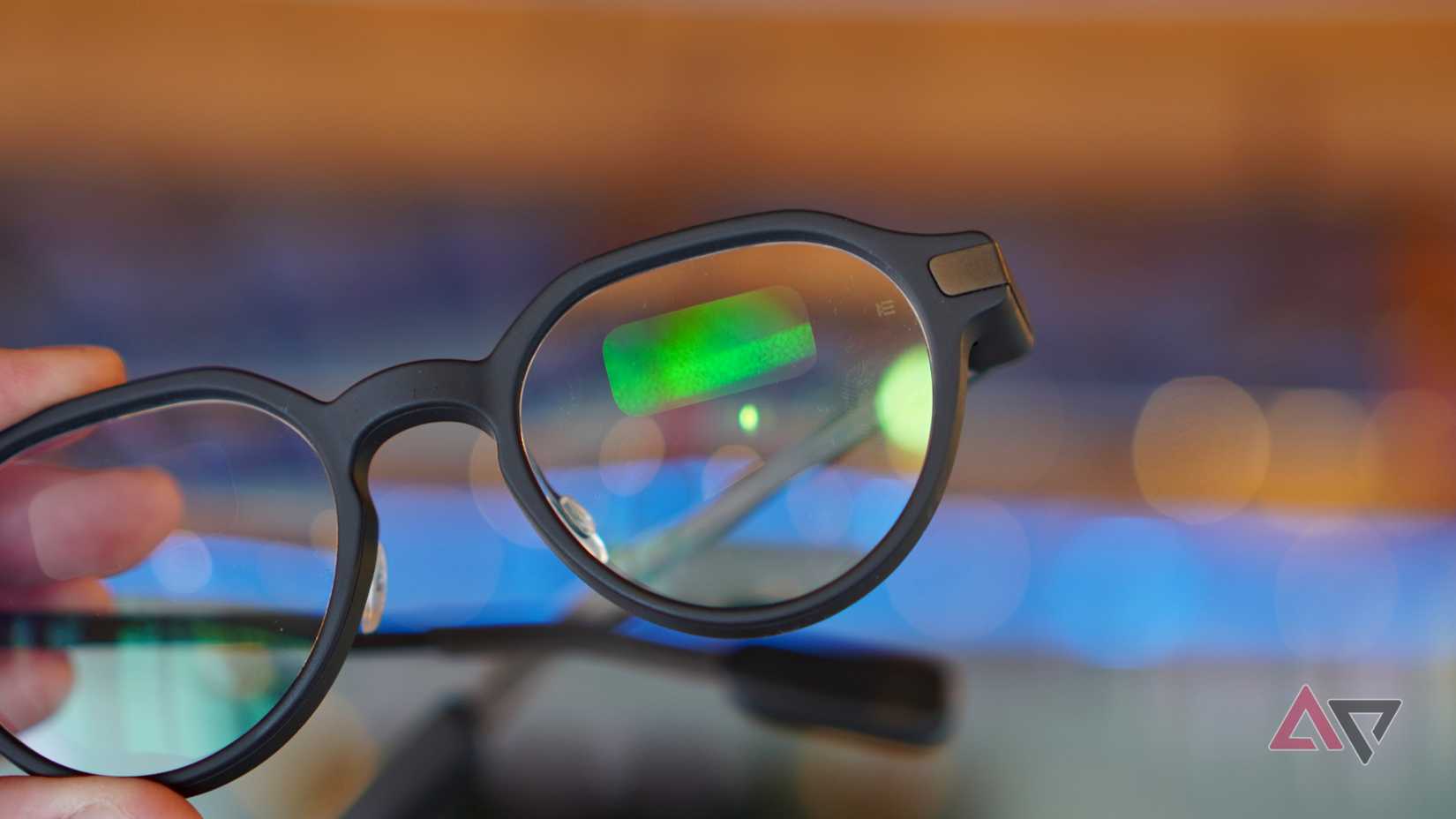 The Even Realities Even G2 smartglasses's display in the lens