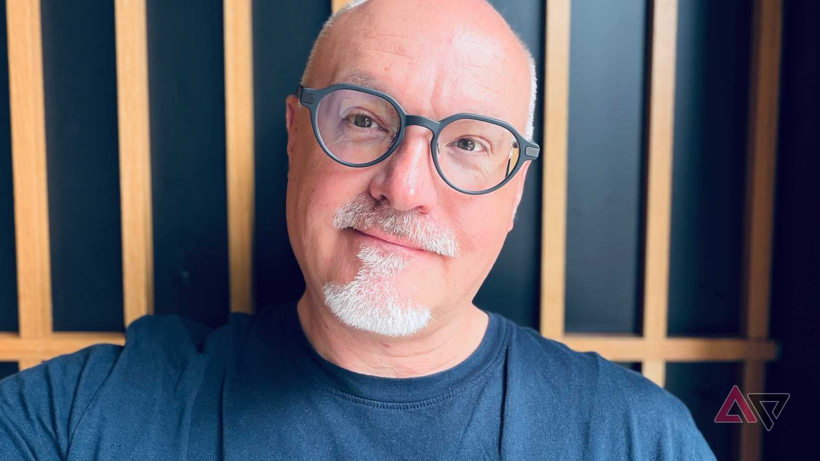 A person wearing the Even Realities Even G2 smartglasses