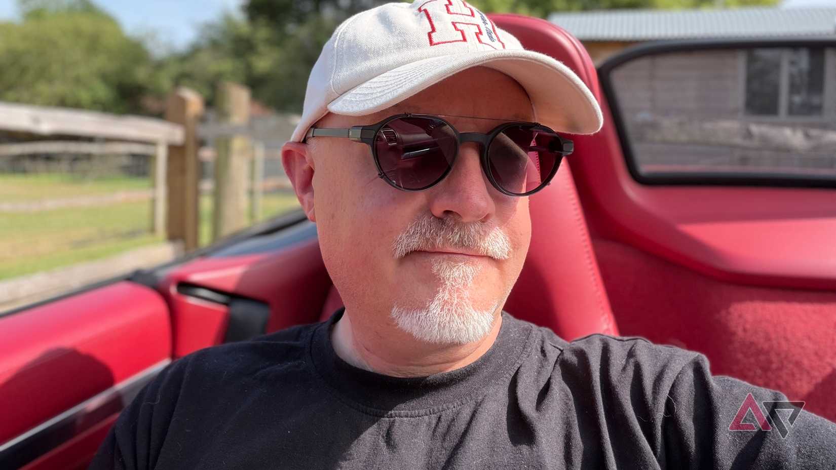 A person wearing the Even Realities G2 smartglasses