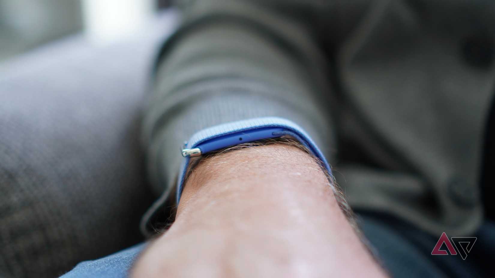 A person wearing the Fitbit Air