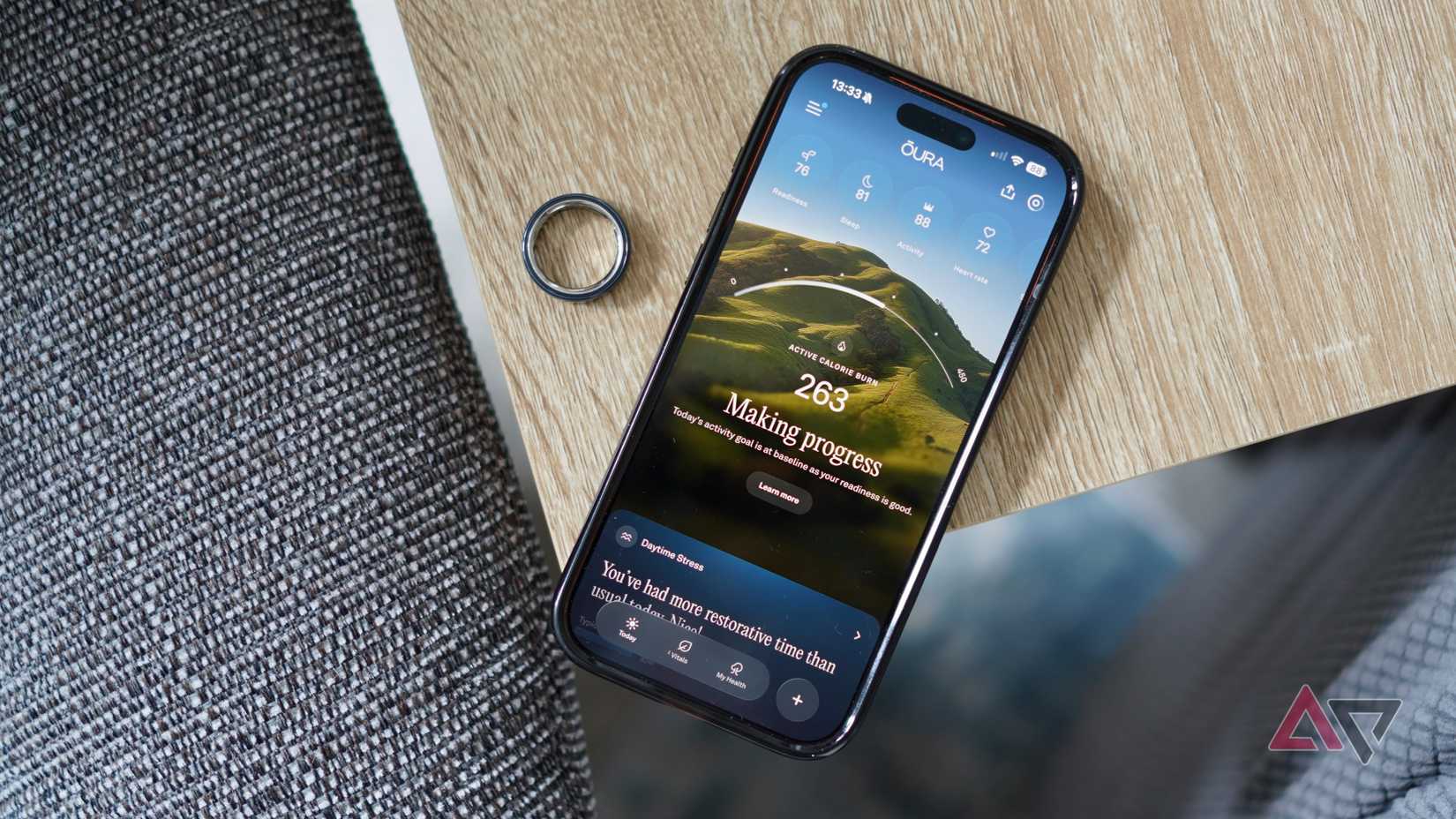 The Oura Ring app