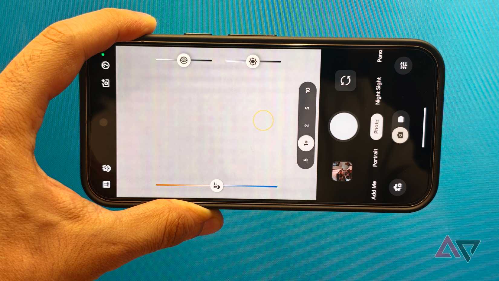 Controles de exposição dupla de pixel