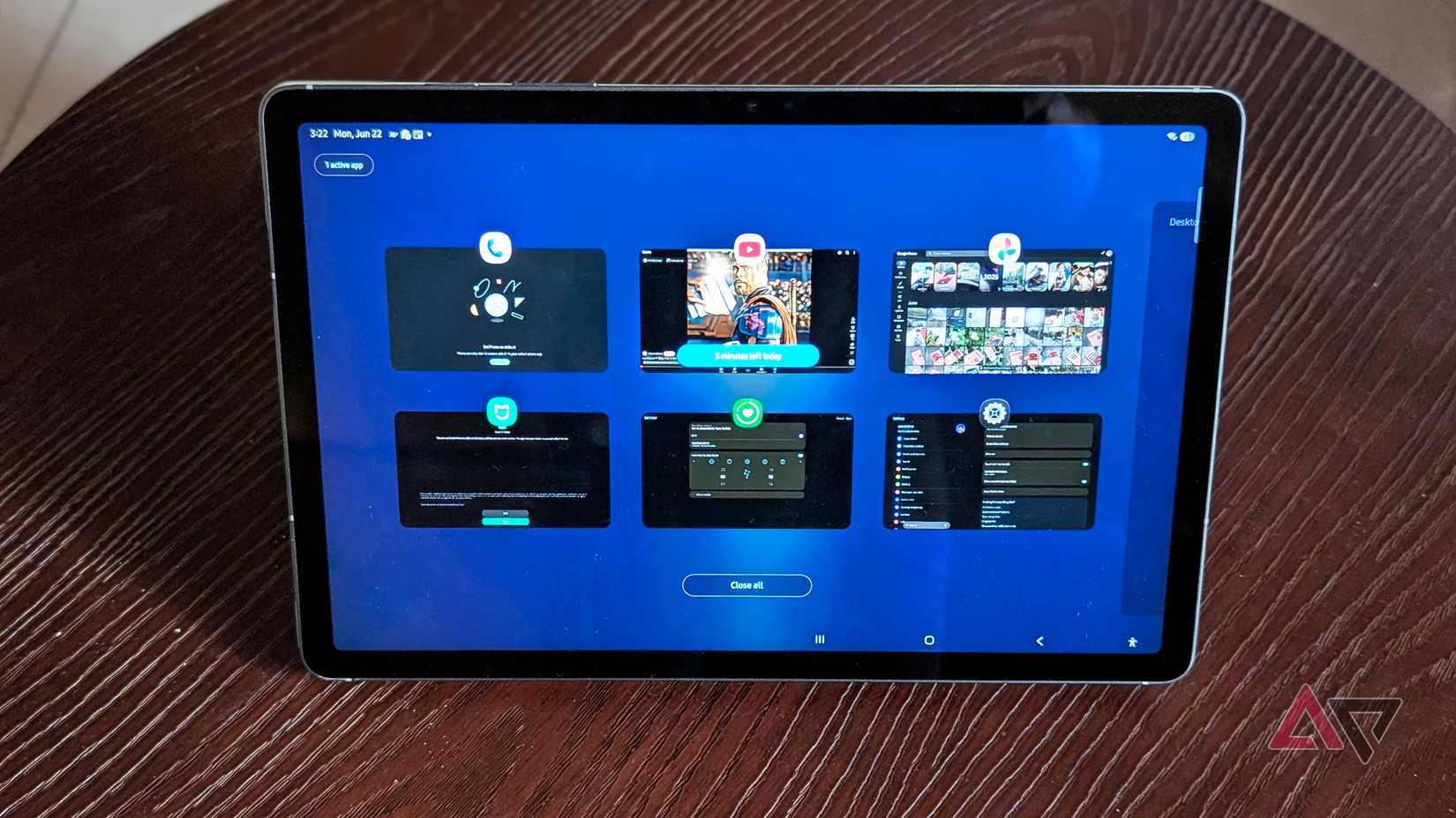 App recenti su Prima dell'avvio in Samsung Galaxy Tab S10 FE