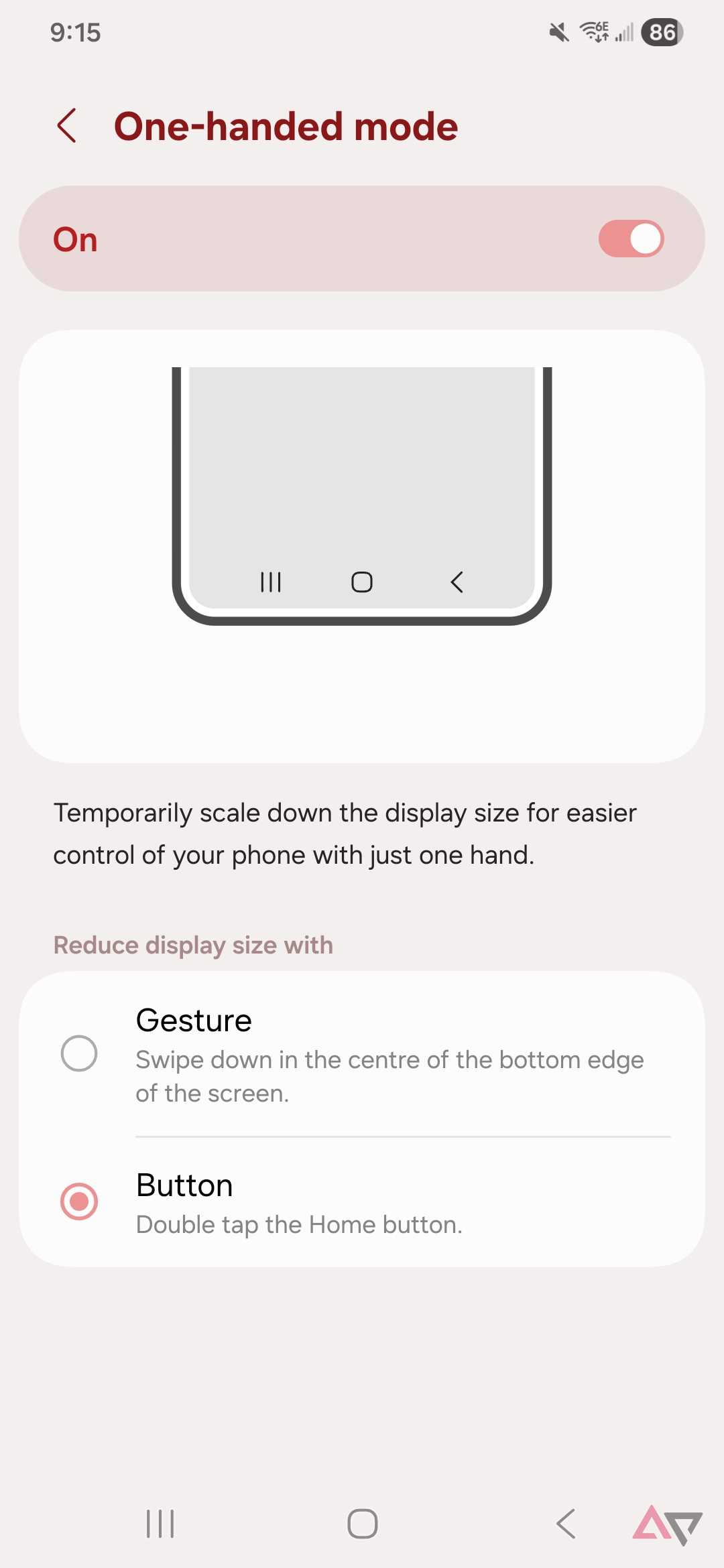 Hand Mode Image The hidden Android display option that completely fixed my one-handed ...