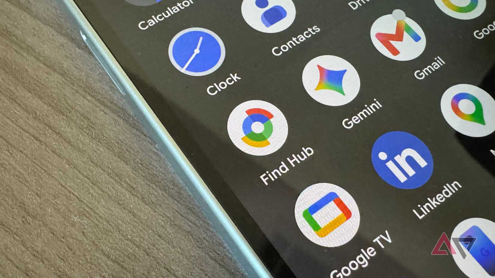 Google Find Hub app on Pixel 10a