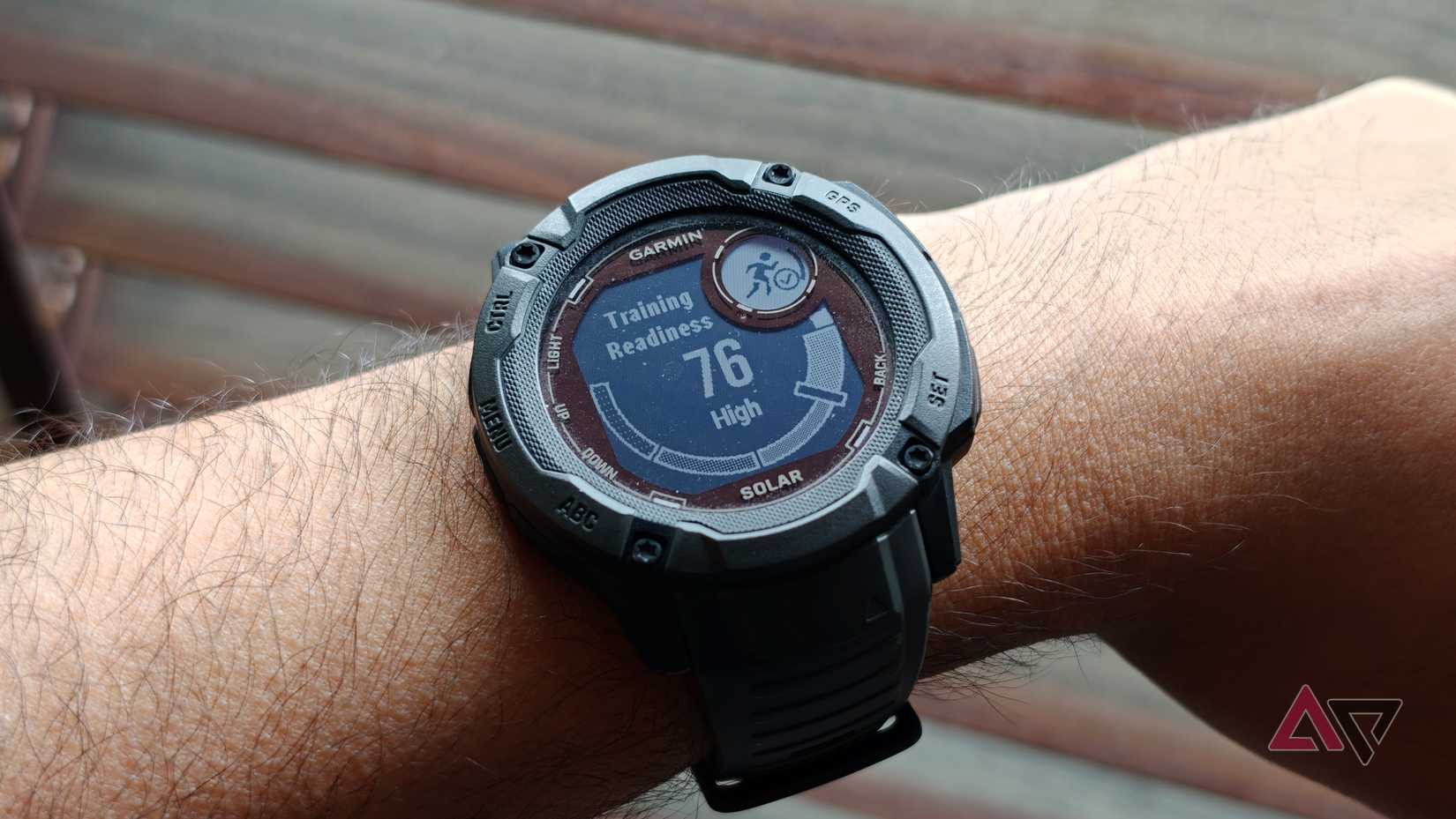 Garmin watch showing training readiness