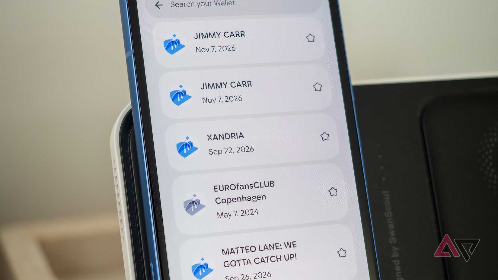 Passes personalizados para ingressos para shows, reservas para jantares e muito mais no app Google Wallet