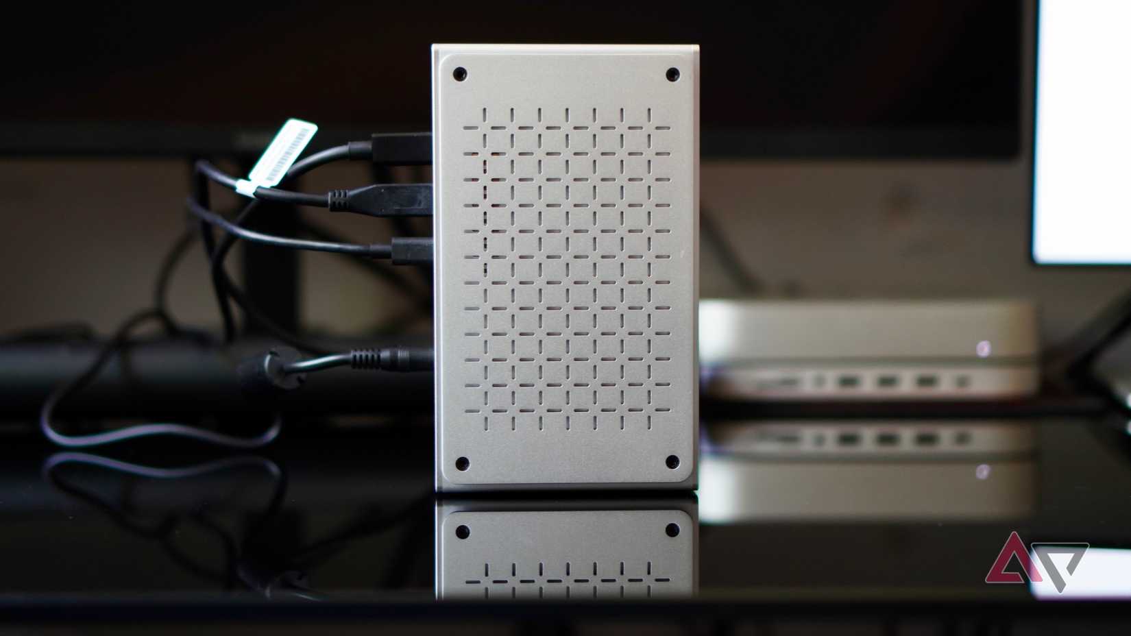 The side of the Keychron Thunderbolt 5 Docking Station
