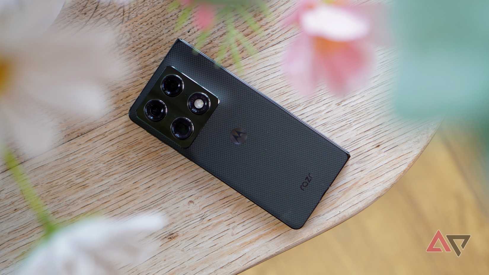 The back of the Motorola Razr Fold