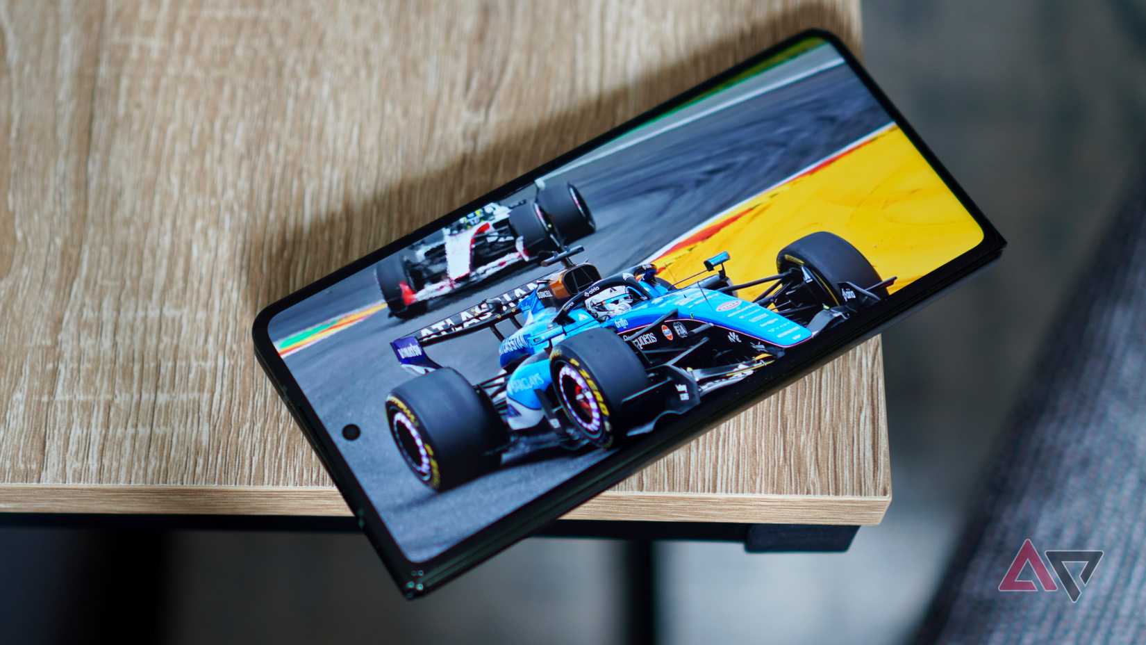 A video playing on the Motorola Razr Fold