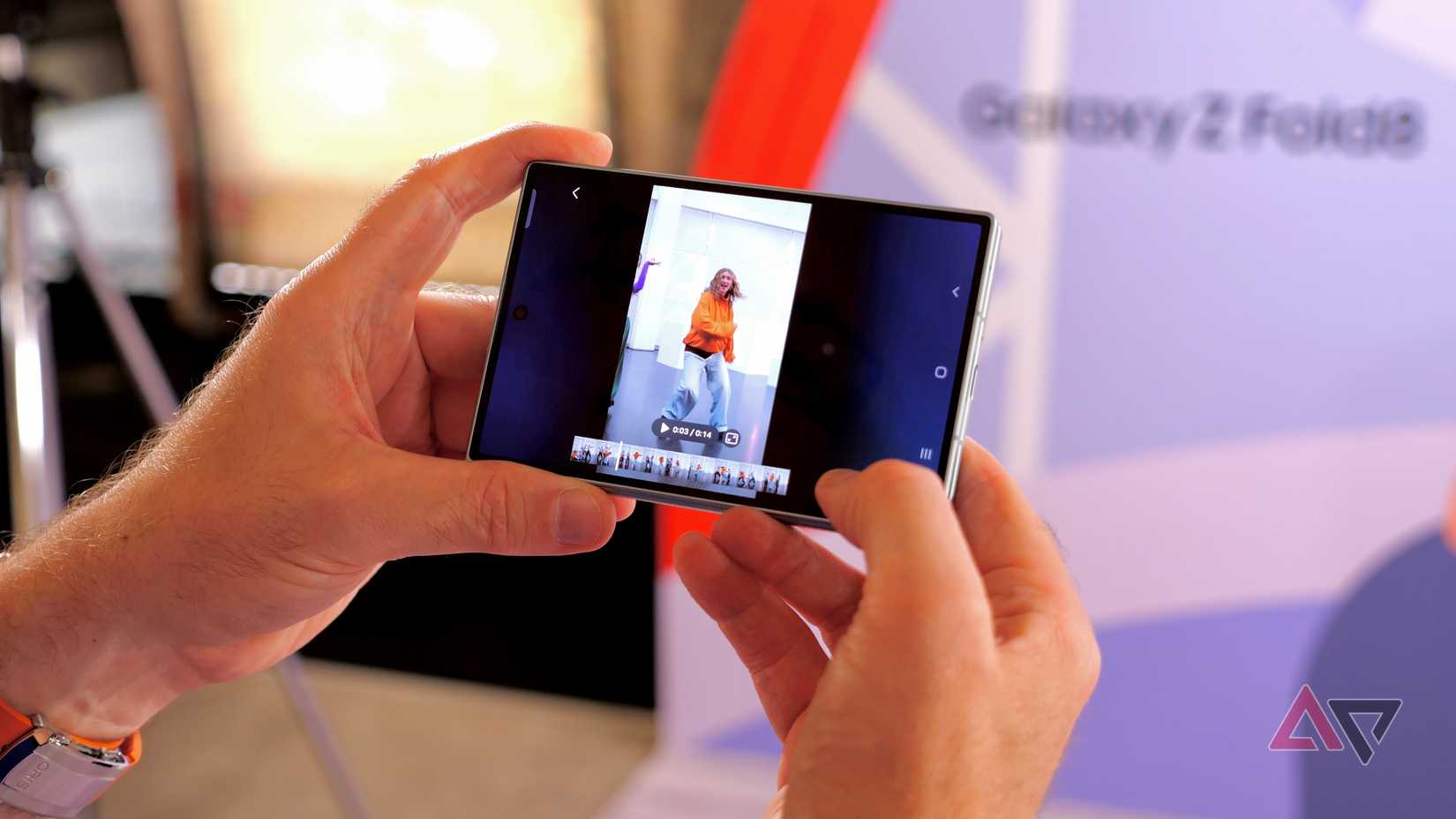 Fonctionnalité Samsung My FanCam sur le Galaxy Z Fold 8