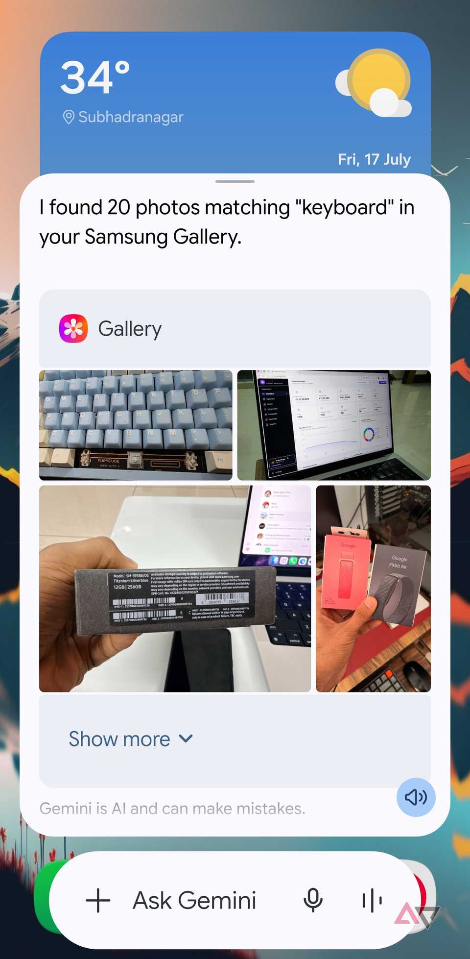 I connected Gemini with S…