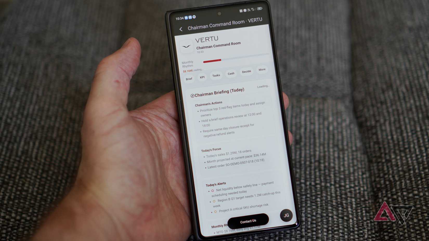 The Chairman AI on the Vertu Alphafold