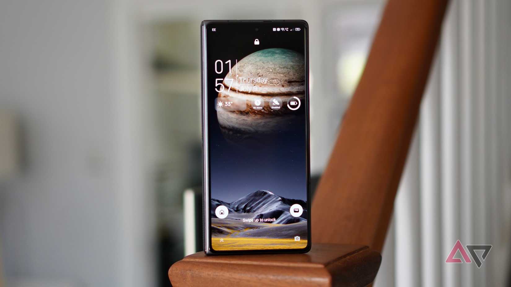 The Vertu Alphafold's home screen